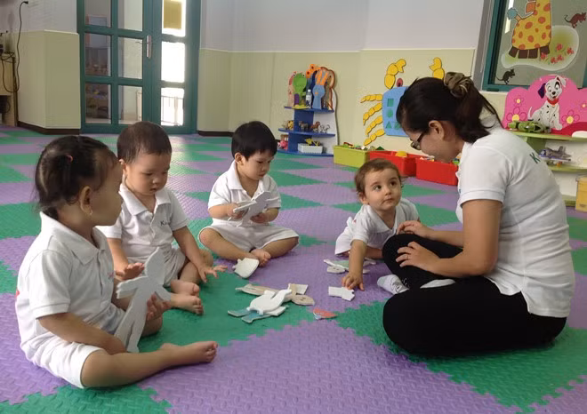 Vẫn "khát" chỗ gửi trẻ tại khu công nghiệp, chế xuất ảnh 1