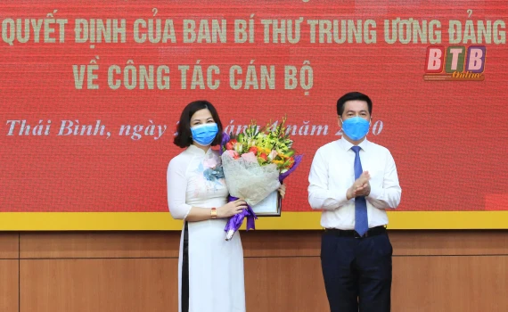 Ban Bí thư chuẩn y nhân sự mới tỉnh Thái Bình