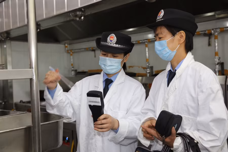 Hình ảnh hơn 1.500 trường học ở Bắc Kinh chuẩn bị đón HS quay lại lớp ảnh 7