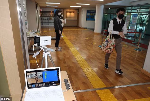 Chùm ảnh: Hàng trăm ngàn HS Hàn Quốc quay lại lớp học ảnh 4