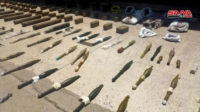 Cận cảnh lượng vũ khí lớn về tay quân đội Syria ảnh 1 Cận cảnh lượng vũ khí lớn về tay quân đội Syria ảnh 1