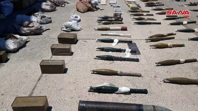 Cận cảnh lượng vũ khí lớn về tay quân đội Syria ảnh 2 Cận cảnh lượng vũ khí lớn về tay quân đội Syria ảnh 2