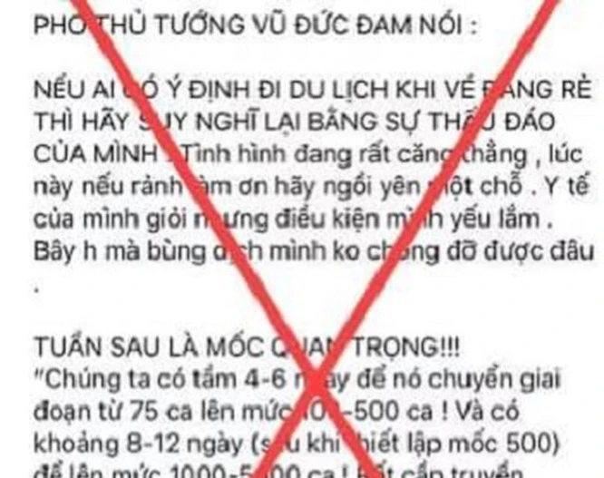 Xử phạt một phụ nữ đăng thông tin sai sự thật về dịch Covid-19