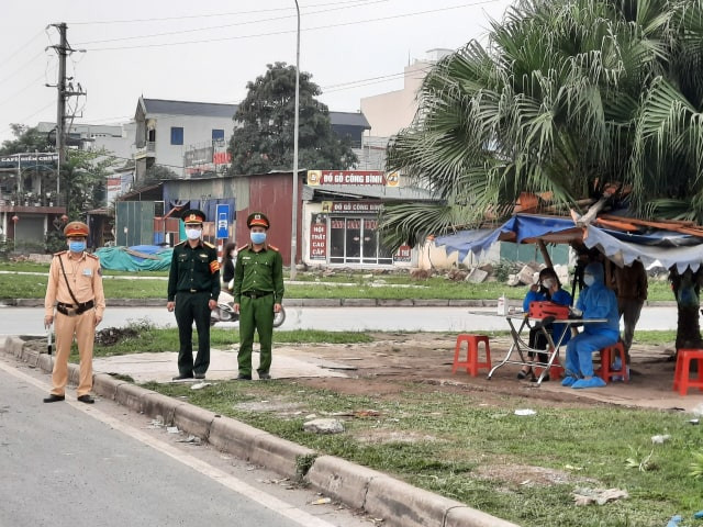 Hà Nội: 4 chốt kiểm soát dịch Covid-19 tại huyện Thường Tín