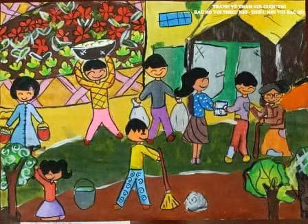 Công bố 20 tác phẩm xuất sắc cuộc thi vẽ tranh “Bác Hồ với thiếu nhi - Thiếu nhi với Bác Hồ” ảnh 19