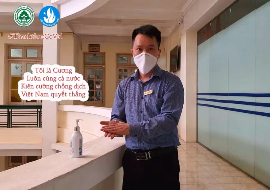 Thầy cô hưởng ứng thử thách chiến thắng COVID-19 ảnh 8