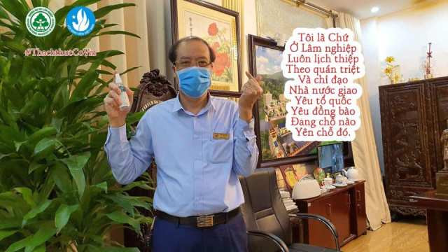 Thầy cô hưởng ứng thử thách chiến thắng COVID-19 ảnh 1 Thầy cô hưởng ứng thử thách chiến thắng COVID-19 ảnh 1