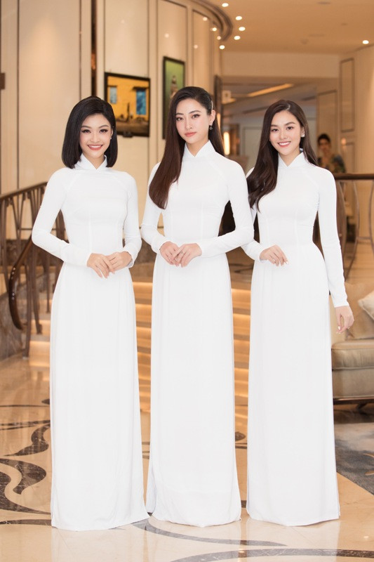 Dàn hậu Việt Nam diện áo dài trắng tri ân những y bác sĩ phòng chống dịch ảnh 3 Dàn hậu Việt Nam diện áo dài trắng tri ân những y bác sĩ phòng chống dịch ảnh 3