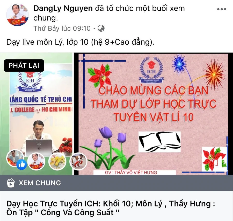 Trường Cao đẳng Quốc tế TP.HCM triển khai dạy trực tuyến miễn phí cho học sinh