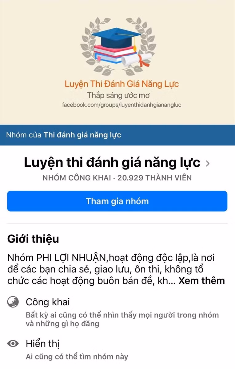 Tài liệu liên quan tới kỳ thi đánh giá năng lực của ĐHQG TP.HCM đều là mạo danh ảnh 3