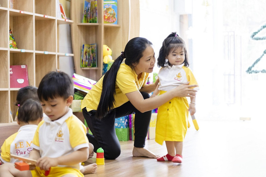 Nhiều trường mầm non tư thục hỗ trợ phụ huynh khi đón trẻ học trở lại ảnh 1 Nhiều trường mầm non tư thục hỗ trợ phụ huynh khi đón trẻ học trở lại ảnh 1