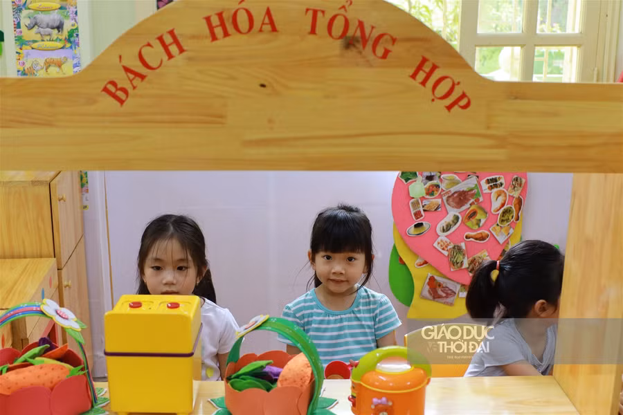 Bữa ăn bán trú tươi, sạch của trẻ mầm non Hà thành sau thời gian nghỉ dài vì dịch ảnh 4