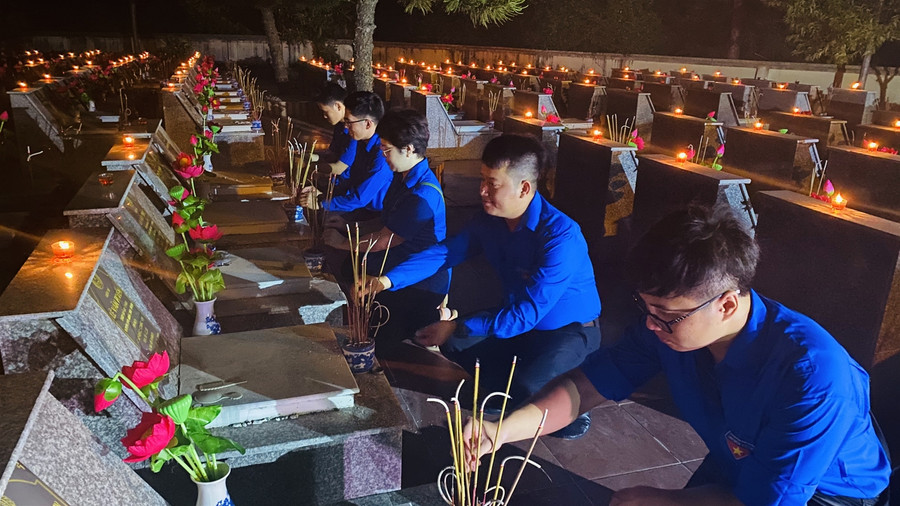 Tình nguyện hè năm 2020: " Đền ơn đáp nghĩa, chăm sóc thiếu niên nhi đồng và chung tay xây dựng NTM" ảnh 8