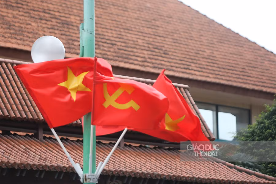 Hà Nội rực rỡ cờ chào mừng các ngày lễ lớn của đất nước ảnh 14
