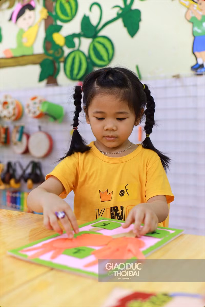 Bữa ăn bán trú tươi, sạch của trẻ mầm non Hà thành sau thời gian nghỉ dài vì dịch ảnh 6