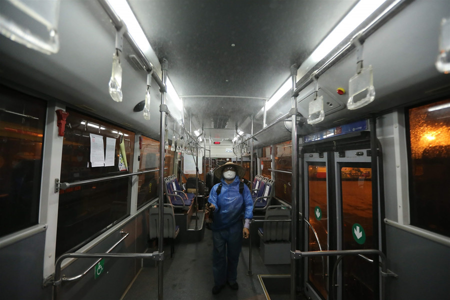 Khoanh vùng 36 F1 liên quan tới ca nhiễm Covid-19 là nhân viên điều hành xe buýt ảnh 1