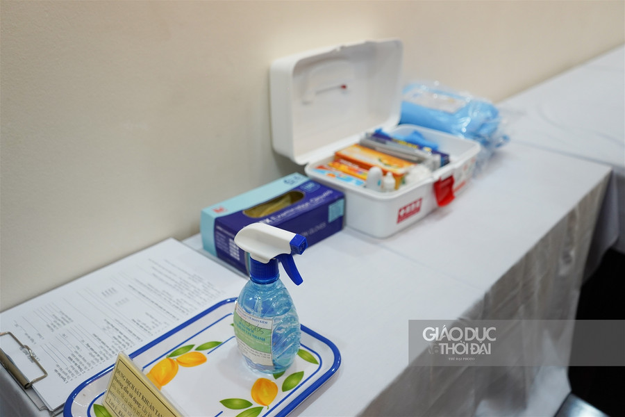 Hình ảnh nhà trường tất bật chuẩn bị đón học sinh Tiểu học, Mầm non trở lại ảnh 5 Hình ảnh nhà trường tất bật chuẩn bị đón học sinh Tiểu học, Mầm non trở lại ảnh 5