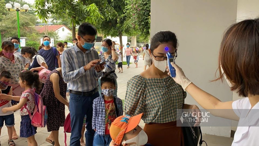 Trường học chuẩn bị chu đáo đón trò trở lại lớp ảnh 21 Trường học chuẩn bị chu đáo đón trò trở lại lớp ảnh 21