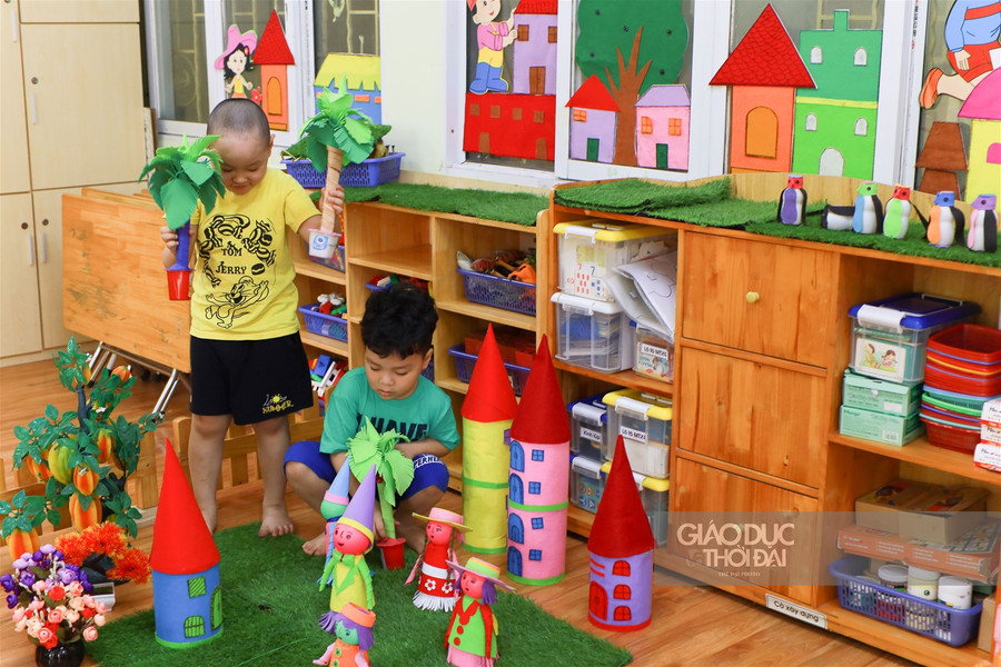 Bữa ăn bán trú tươi, sạch của trẻ mầm non Hà thành sau thời gian nghỉ dài vì dịch ảnh 5 Bữa ăn bán trú tươi, sạch của trẻ mầm non Hà thành sau thời gian nghỉ dài vì dịch ảnh 5