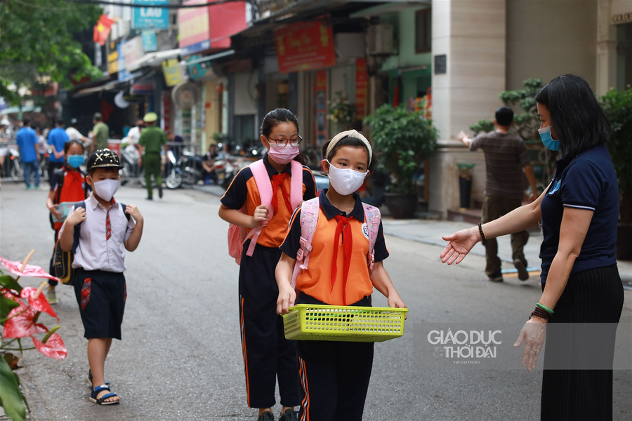 Trường học chuẩn bị chu đáo đón trò trở lại lớp ảnh 1 Trường học chuẩn bị chu đáo đón trò trở lại lớp ảnh 1
