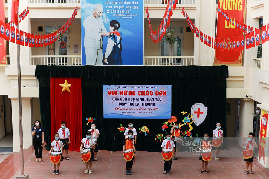 Trường học chuẩn bị chu đáo đón trò trở lại lớp ảnh 12 Trường học chuẩn bị chu đáo đón trò trở lại lớp ảnh 12