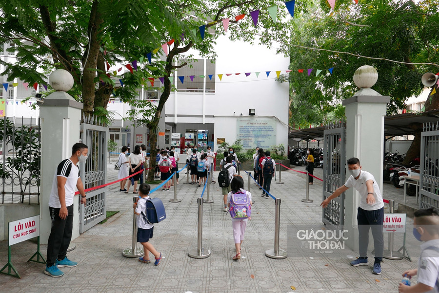 Trường học chuẩn bị chu đáo đón trò trở lại lớp ảnh 15 Trường học chuẩn bị chu đáo đón trò trở lại lớp ảnh 15