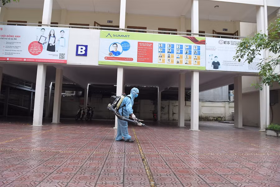 Hà Nội: Phun khử trùng toàn bộ các điểm thi, đảm bảo cho thí sinh một kỳ thi an toàn ảnh 2