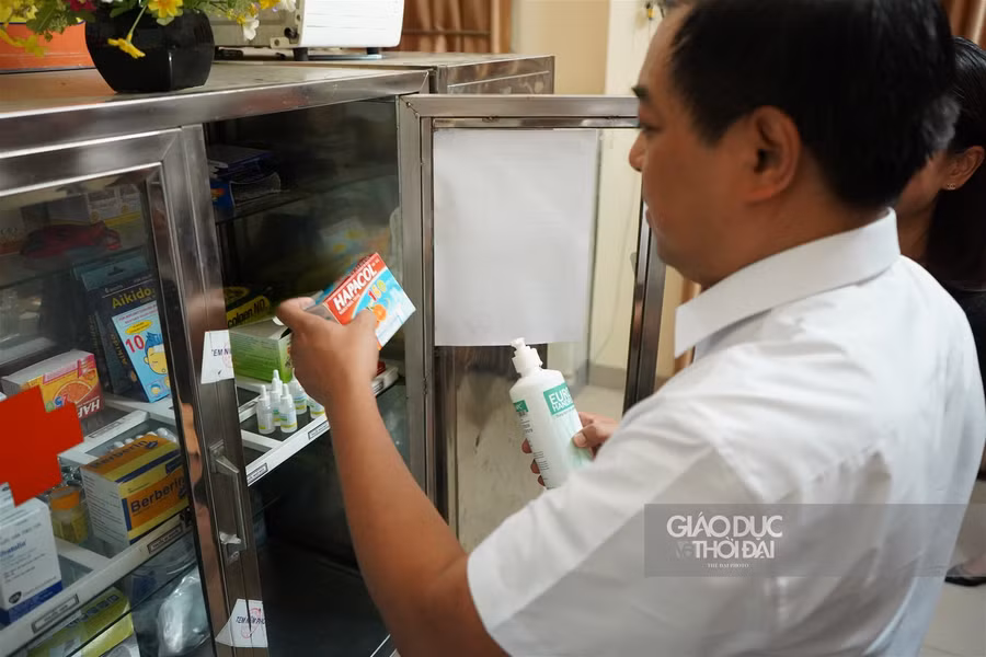 Hình ảnh nhà trường tất bật chuẩn bị đón học sinh Tiểu học, Mầm non trở lại ảnh 6