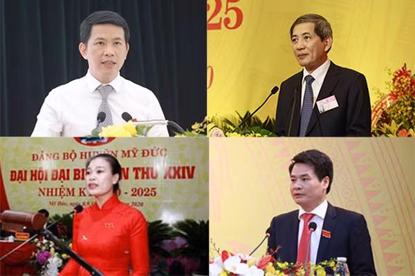 Những Bí thư, Chủ tịch ở Hà Nội vừa tái cử và được bầu mới