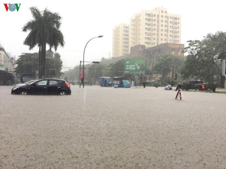 Hoàn lưu của bão tiếp tục gây mưa lớn trong những ngày tới ở Bắc Bộ