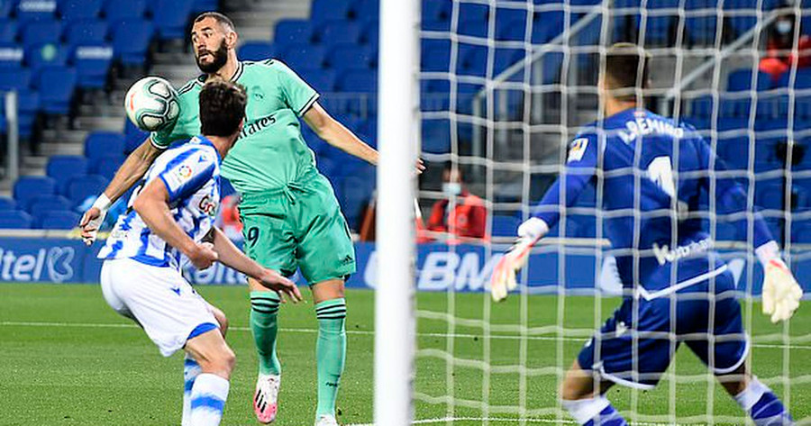 Hạ Sociedad, Real Madrid soán ngôi đầu bảng của Barcelona   Hạ Sociedad, Real Madrid soán ngôi đầu bảng của Barcelona