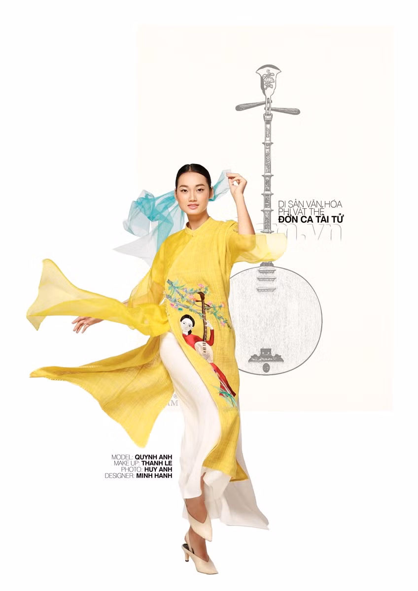 Dệt câu chuyện Áo dài bằng sự tự hào của danh thắng Việt Nam ảnh 4