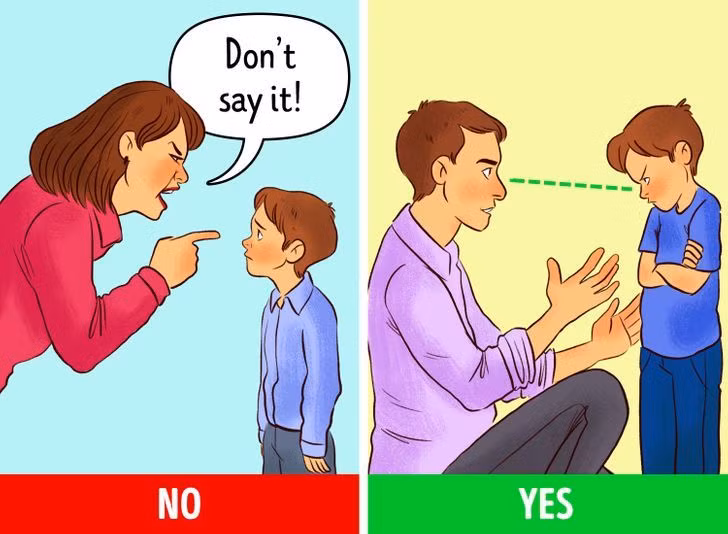 Gợi ý cách ứng xử khi con cãi lại cha mẹ