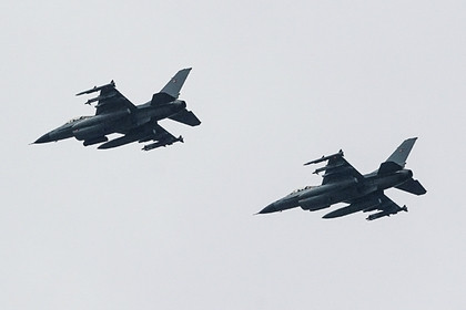Chiến cơ F-16 của Mỹ bị rơi khi hạ cánh xuống căn cứ không quân