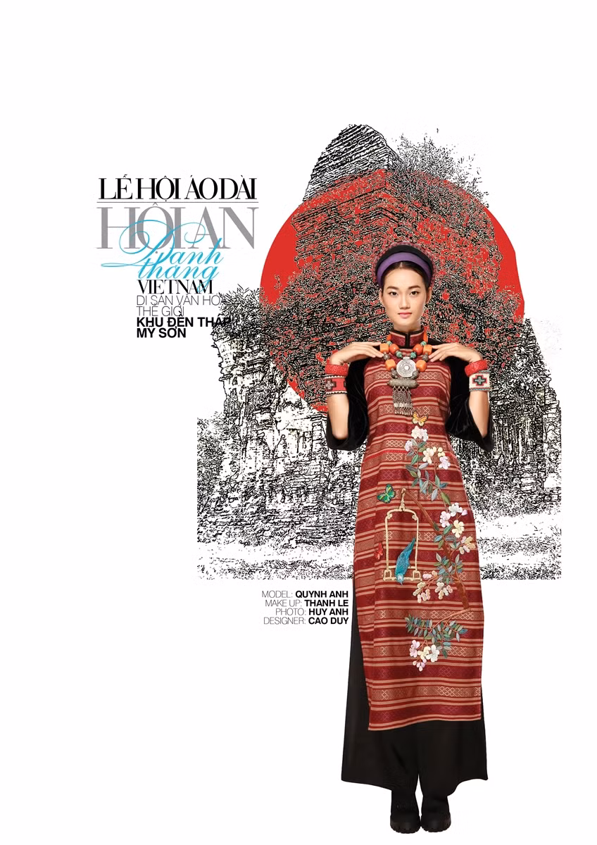 Dệt câu chuyện Áo dài bằng sự tự hào của danh thắng Việt Nam ảnh 2