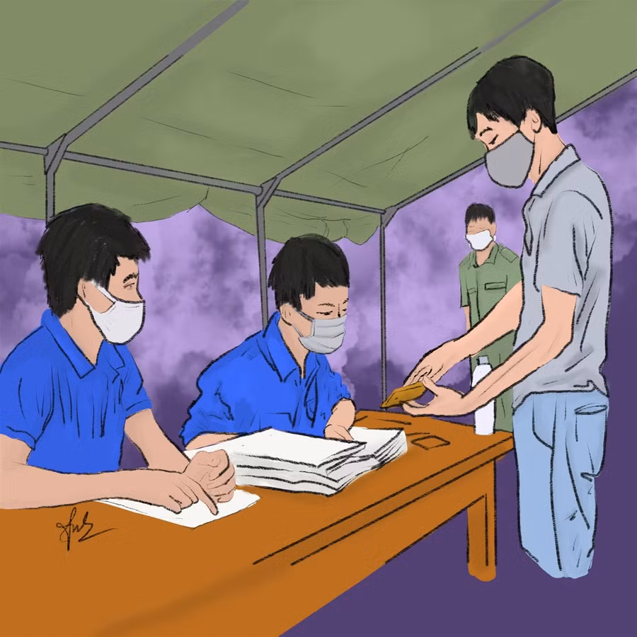 Xúc động bộ tranh tri ân những người hùng “áo trắng” của sinh viên Đà Nẵng ảnh 2