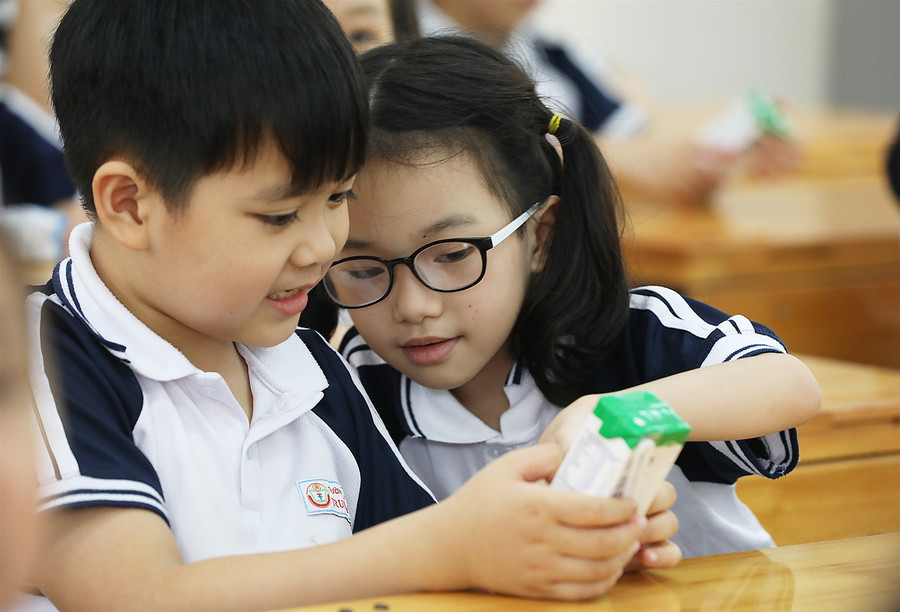 Sữa học đường quay lại trường học sau giãn cách ảnh 19 Sữa học đường quay lại trường học sau giãn cách ảnh 19