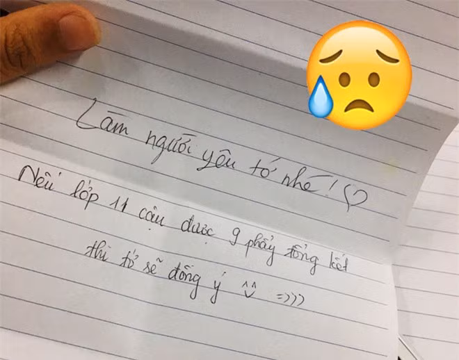 Tỏ tình gái xinh, nam sinh nhận lời thách thức không biết nên khóc hay cười