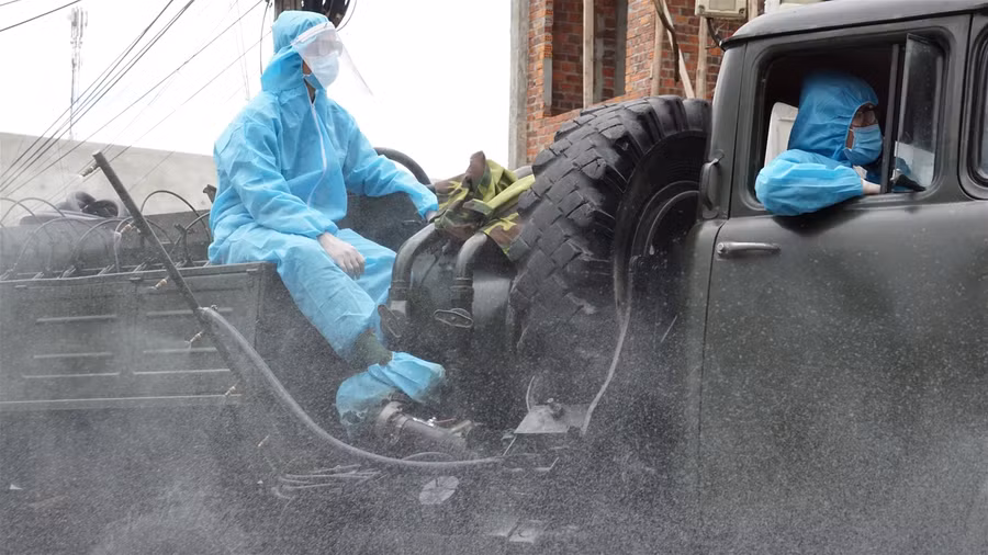 Hình ảnh phong tỏa cách ly tại thôn Lệ Sơn Nam ảnh 8