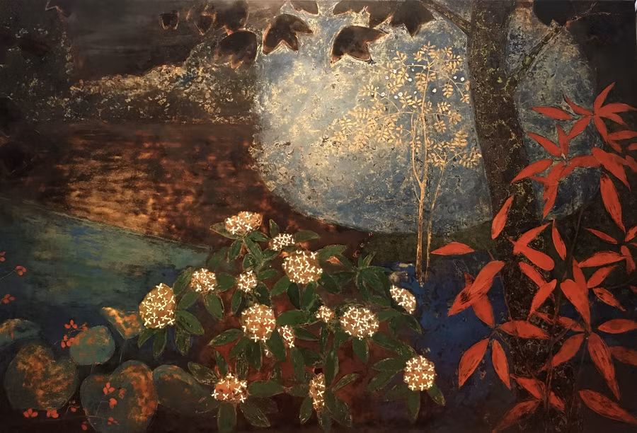 Khám phá sức sáng tạo không giới hạn với họa sĩ trong triển lãm tranh sơn mài