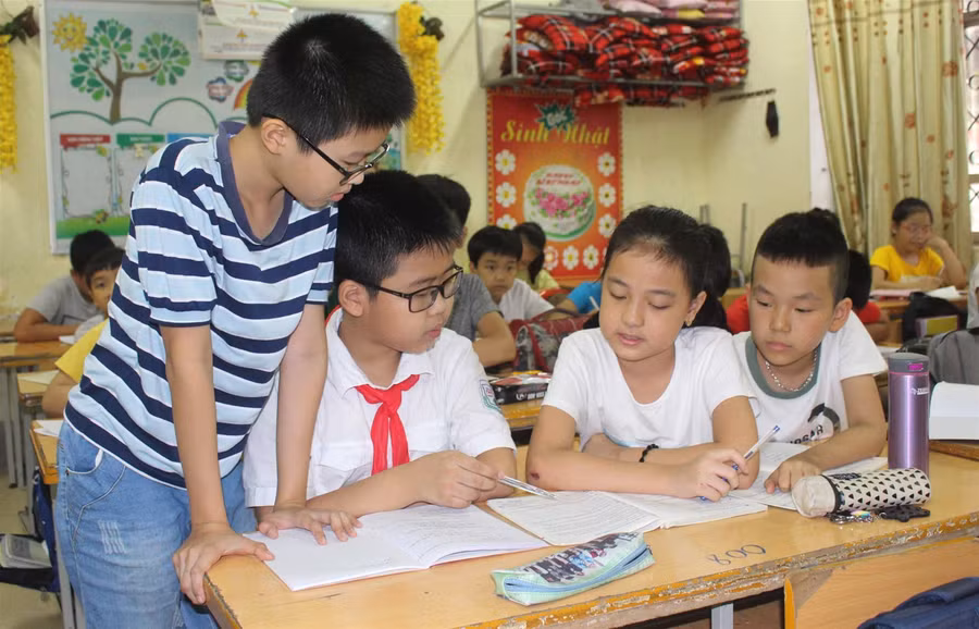 Học trò lớp 4 đam mê học tập, chinh phục thử thách ảnh 1