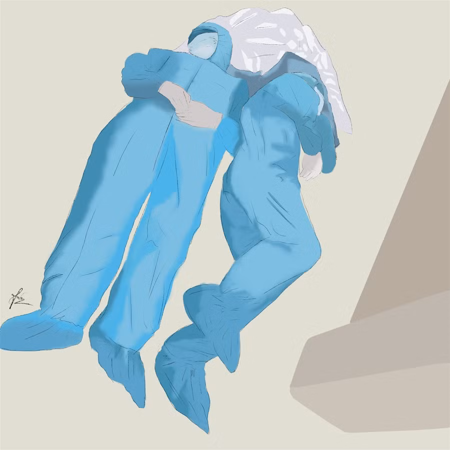 Xúc động bộ tranh tri ân những người hùng “áo trắng” của sinh viên Đà Nẵng ảnh 7