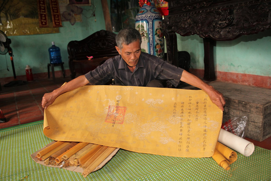 Báu vật gia bảo của dòng học Bình Ngô khai quốc công thần Phạm Văn Liêu ảnh 1