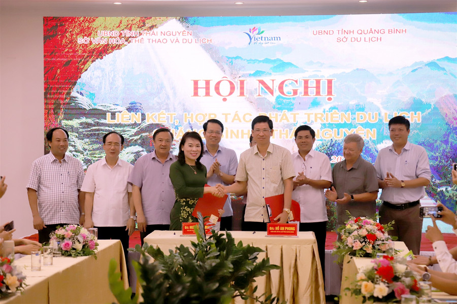 Thái Nguyên - Quảng Bình hợp tác phát triển du lịch hang động Thái Nguyên - Quảng Bình hợp tác phát triển du lịch hang động