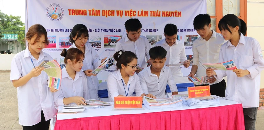 Hơn 2000 học sinh, sinh viên được tư vấn tuyển sinh, giới thiệu việc làm