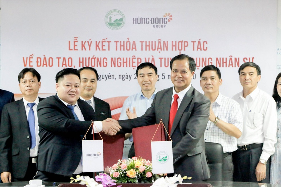 Thái Nguyên: Tập đoàn Hừng Đông ký kết hợp tác chiến lược với trường Đại học Nông lâm Thái Nguyên
