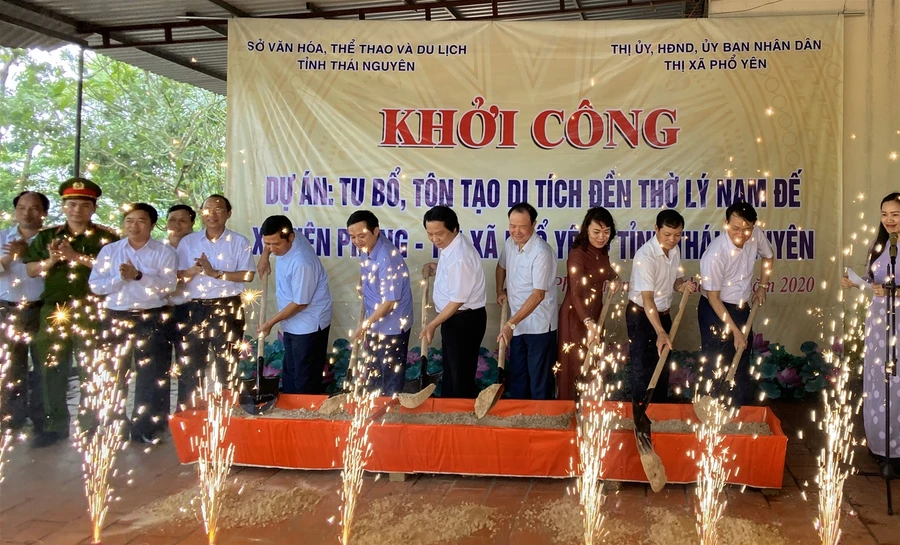 Thái Nguyên: Khởi công dự án tu bổ, tôn tạo di tích Đền thờ Lý Nam Đế