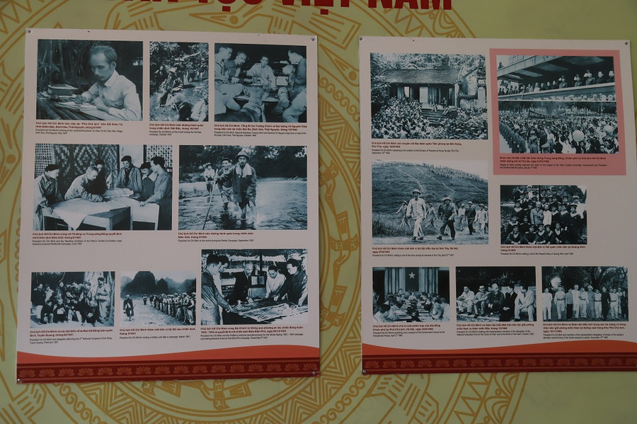 Thái Nguyên: Khai mạc triển lãm “Cuộc đời sự nghiệp Chủ tịch Hồ Chí Minh” ảnh 1