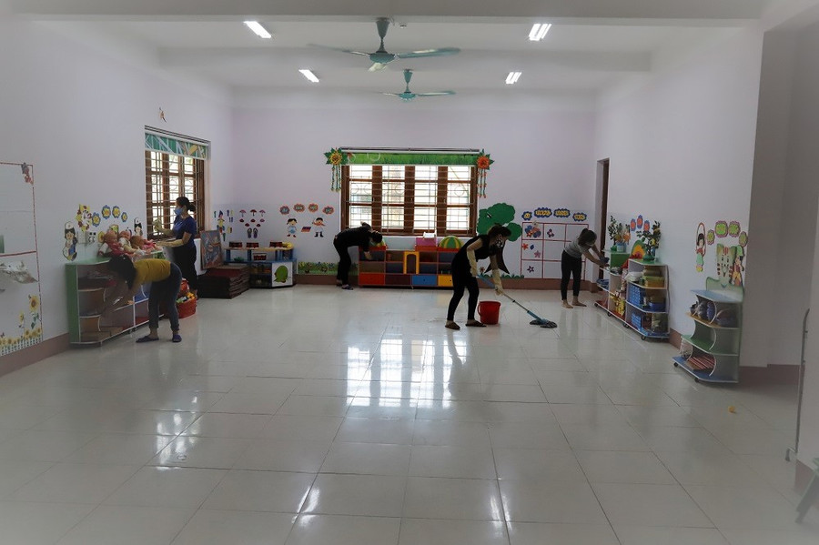 Thái Nguyên: Vất vả là có nhưng thầy cô vui mừng vì được đón "các con" trở lại trường ảnh 3