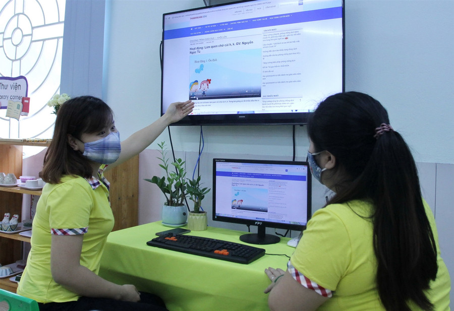 Những cô giáo siêu dễ thương truyền cảm hứng cho trẻ mầm non học trực tuyến ảnh 9